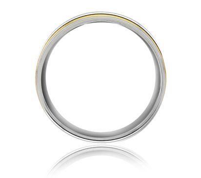 Scratch Finish Modern Men's Ring