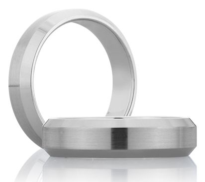 Concave Edged Men's Ring