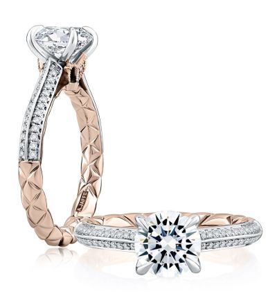 Monarch Round Diamond Engagement Ring