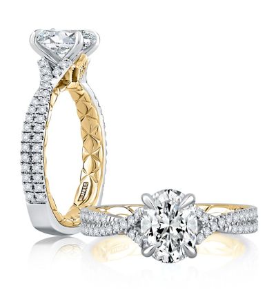 Majestic Signature Oval Cut Diamond Engagement Ring