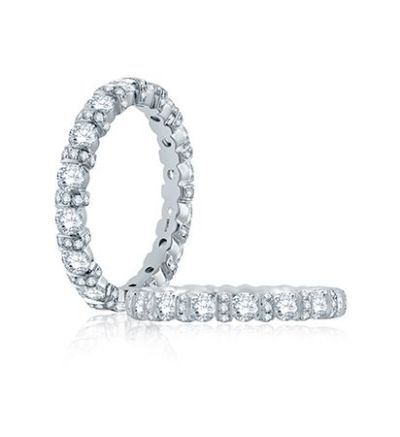 Diamond Collar Accent Eternity Anniversary Band