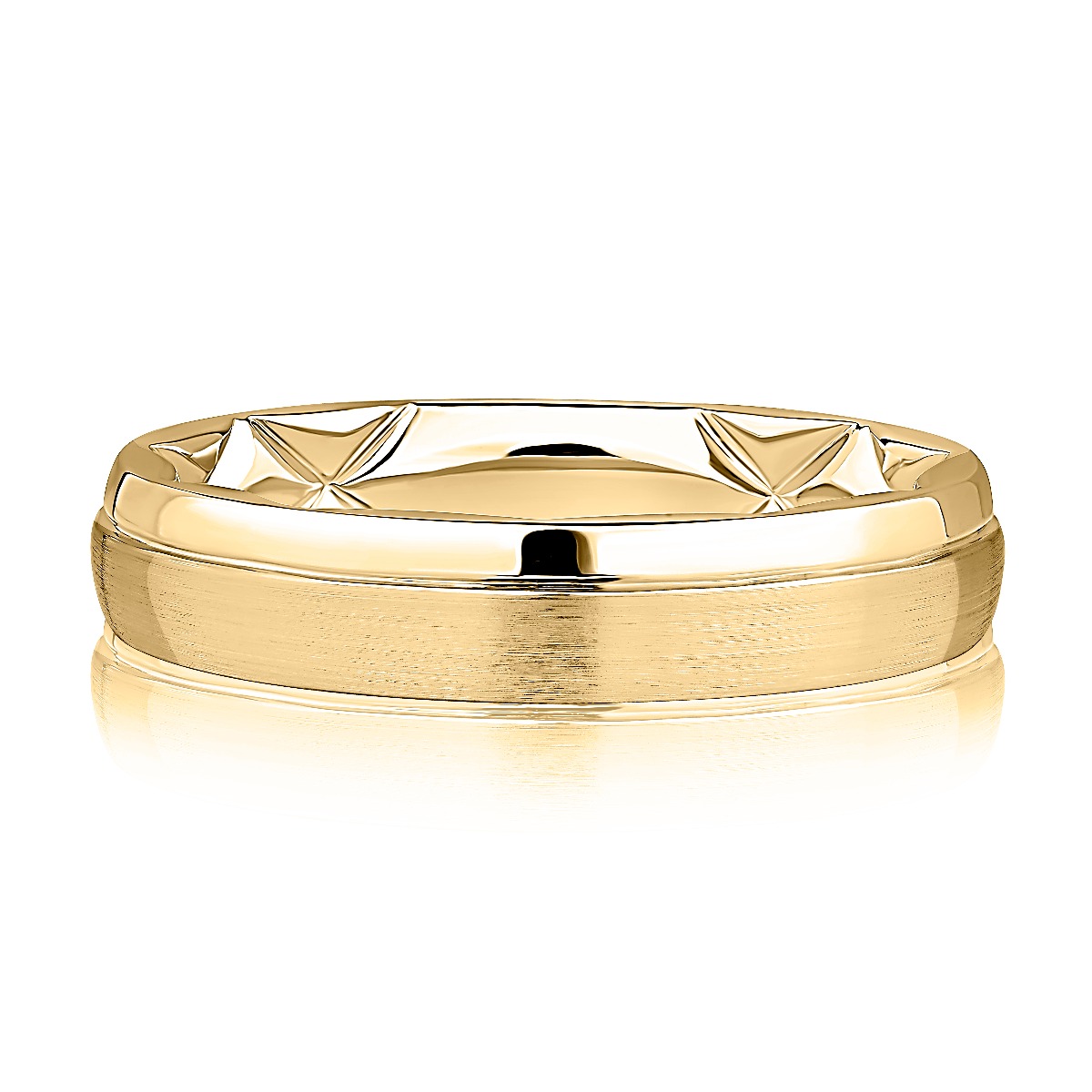 5mm Polished Step Edge A.JAFFE Quilts® Satin Finished Band