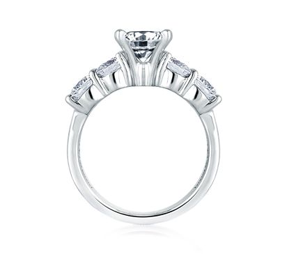 Classic Five Stone Engagement Ring 