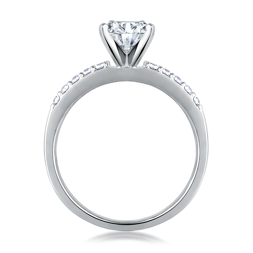 Classic Shared Prong Engagement Ring 