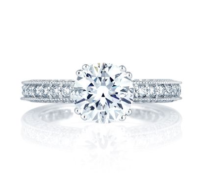 Highly Intricate Art Deco Engagement Ring