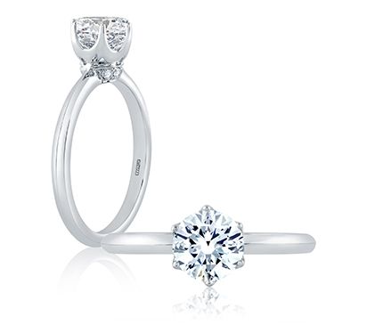 Classic Six Prong Solitaire Engagement Ring