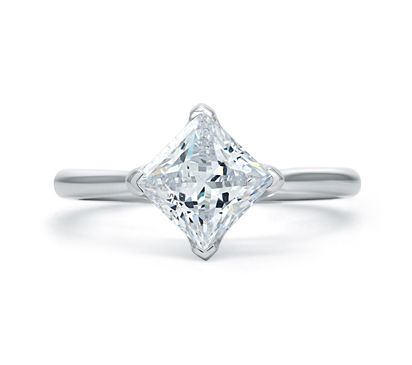 2 CT. Certified Princess-Cut Diamond Solitaire Engagement Ring in 14K White  Gold (I/I1) | Zales