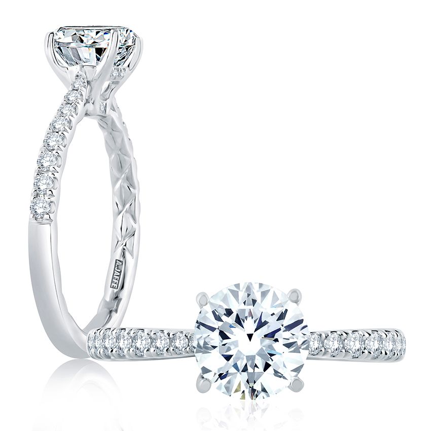 Tapered on sale solitaire ring