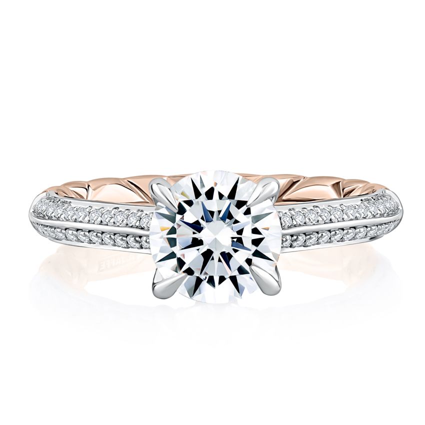 Monarch Round Diamond Engagement Ring