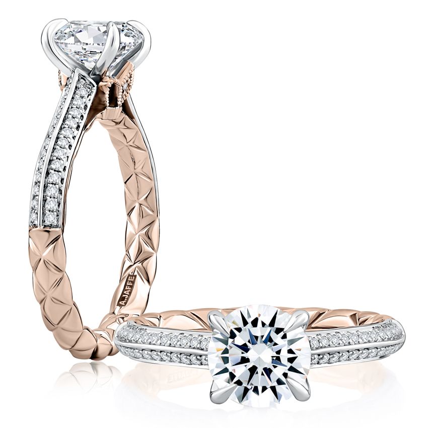 Monarch Round Diamond Engagement Ring