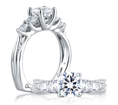 5 Stone Trellis Diamond Right Hand Ring | 2316 | Right hand rings,  Beautiful jewelry, Diamond jewel
