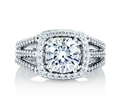 Show Stopper Halo Engagement Ring