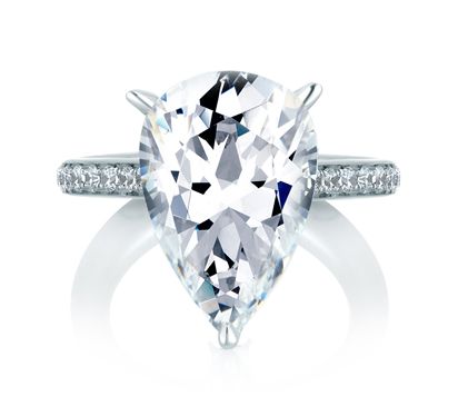 Pear Statement Engagement Ring