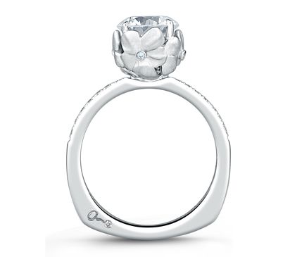 Art Designed Nature Inspired Engagement Ring