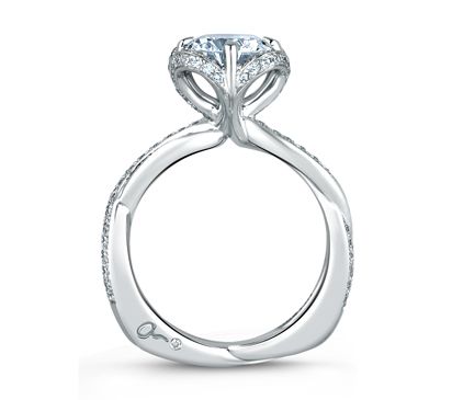Diamond Floral Seasons Of Love Engagement Ring