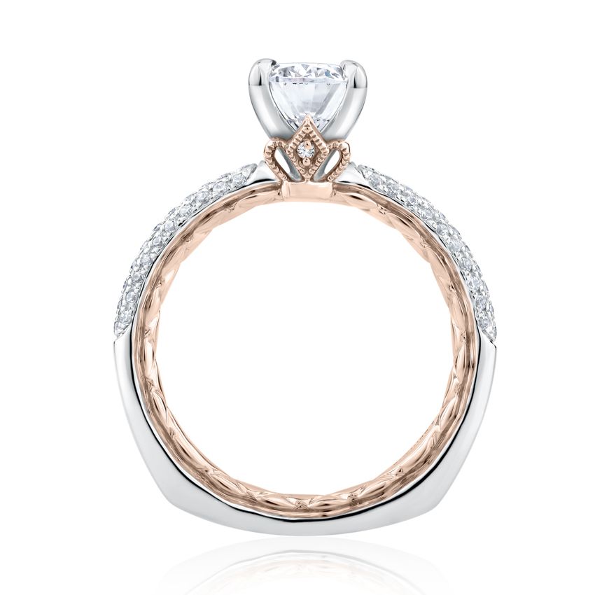 Opulent Oval Cut Signature Diamond Engagement Ring