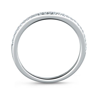 Curved Pave Set Band