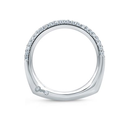 Delicate Pave Bridal Wedding Band
