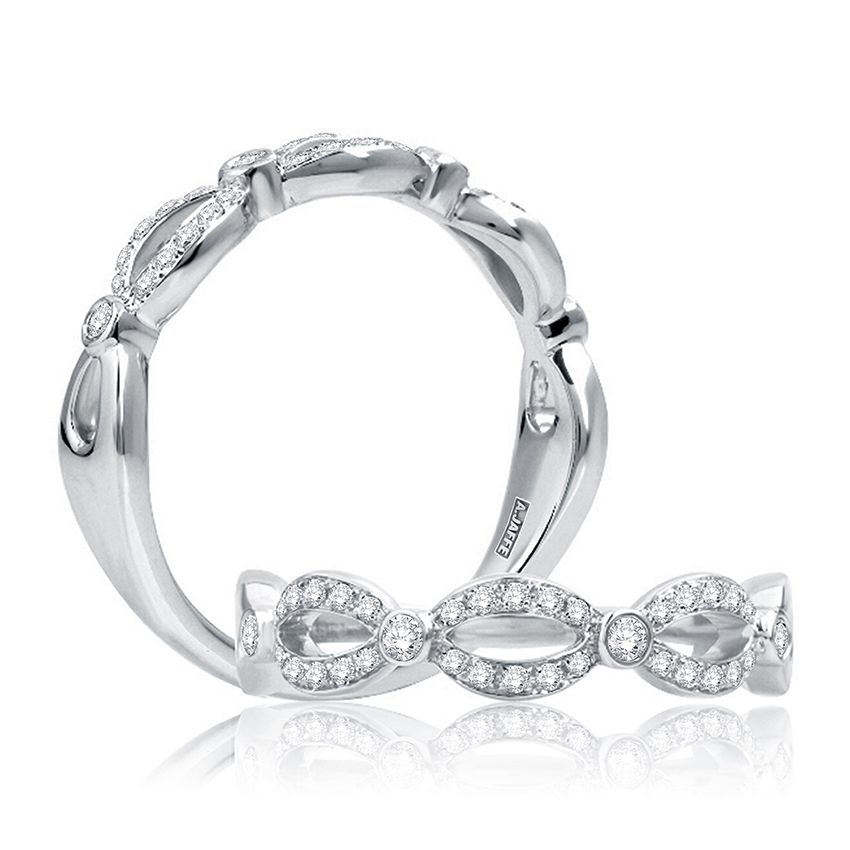 Looped Diamond Stacking Ring 