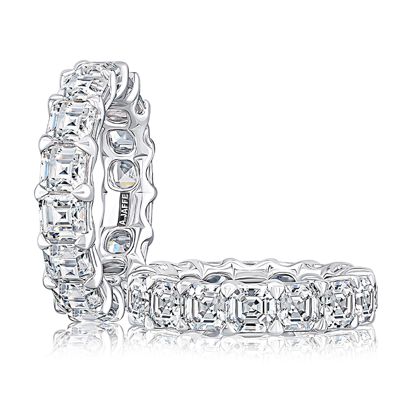 Asscher Cut Eternity Band 