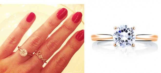 Celebrity Engagement Rings and their A.JAFFE Look-a-Like